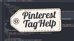 pinterest tag help